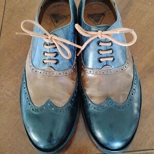 John Fluevog Angelic Sole Wingtip Oxford Shoes Men’s Size 10 1/2 – Rare Colorway